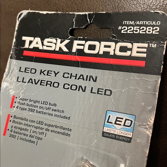 Silver LED Key Chain - Picture 2 of 4